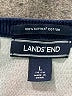 Lands' End 100% Supima Cotton Print Blue Pullover Sweater Size L - photo 7