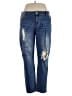 Assorted Brands Hearts Blue Jeans Size 20 - photo 1
