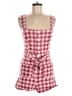Rachel Antonoff Checkered-gingham Red Romper Size 6 - photo 1