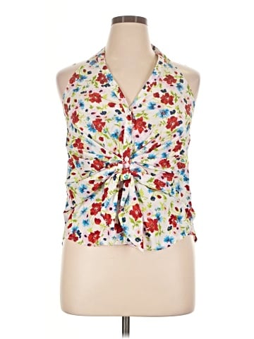 Veronica Beard Sleeveless Button-Down Shirt (view 1)