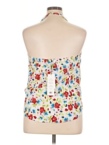 Veronica Beard Sleeveless Button-Down Shirt (view 2)