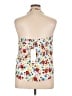 Veronica Beard Ivory Sleeveless Button-Down Shirt Size 14 - photo 2