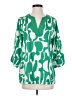 Jade Green 3/4 Sleeve Blouse Size S - photo 1