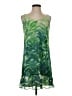 CAbi 100% Polyester Tropical Green Cocktail Dress Size S - photo 1