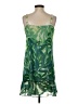 CAbi 100% Polyester Tropical Green Cocktail Dress Size S - photo 2