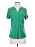 Diana Belle Green Short Sleeve Blouse Size S - photo 1