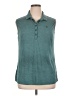 Mofiz Teal Sleeveless Blouse Size XL - photo 1