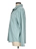 32 Degrees Solid Teal Long Sleeve Blouse Size M - photo 5