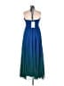 Mac Duggal 100% Polyester Color Block Blue Cocktail Dress Size 16 - photo 2