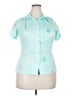 Alfred Dunner Teal Short Sleeve Blouse Size 18 - photo 1