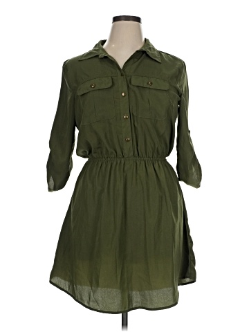 Bebop 3/4 Sleeve Button-Down Shirt (view 1)