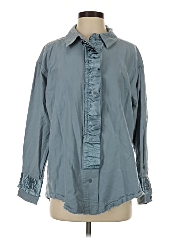 We the Free Long Sleeve Button-Down Shirt (view 1)
