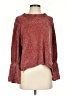 Neely 100% Polyester Tweed Burgundy Pullover Sweater Size S - photo 1