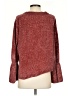 Neely 100% Polyester Tweed Burgundy Pullover Sweater Size S - photo 2