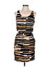 Worthington Stripes Yellow Casual Dress Size M - photo 1