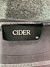 Cider 100% Cotton Gray Long Sleeve Top Size M - photo 7