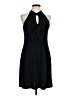 En Focus Studio Solid Black Cocktail Dress Size 10 - photo 1