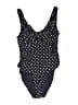 Jantzen Polka Dots Black One Piece Swimsuit Size M (estimated) - photo 1