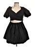 Lulus 100% Cotton Black Short Sleeve Top Size L - photo 1