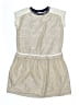 Crewcuts Metallic Ivory Dress Size 10 - photo 1