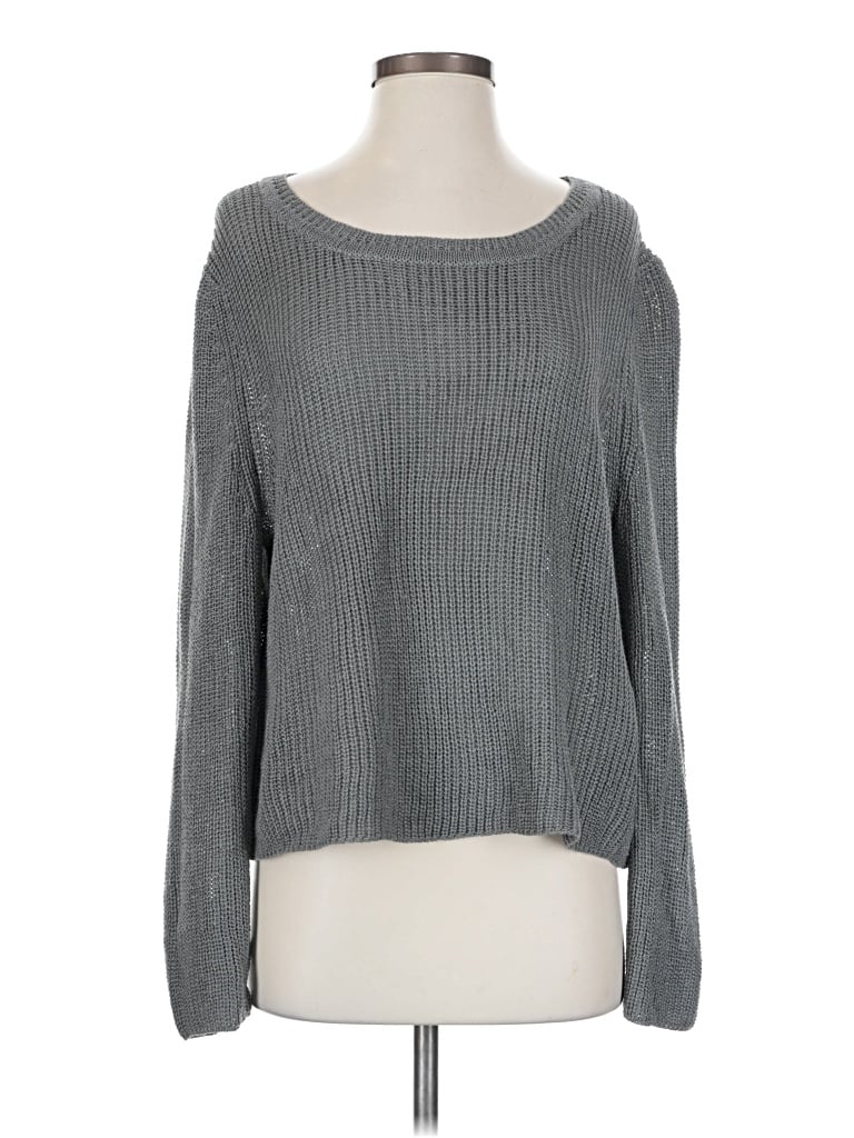 Pre-owned Wooden Ships Long Sleeve T-shirt In Gray