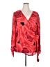 Ashley Stewart 100% Polyester Red 3/4 Sleeve Blouse Size 18 Plus - photo 1