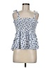 Shein 100% Polyester Blue Sleeveless Blouse Size 6 - photo 1