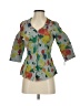 Assorted Brands 100% Polyester Green 3/4 Sleeve Blouse Size S - photo 1
