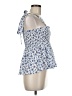 Shein 100% Polyester Blue Sleeveless Blouse Size 6 - photo 4