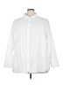 Talbots 100% Cotton White 3/4 Sleeve Button-Down Shirt Size 3X - photo 1