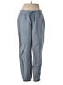 Athleta 100% Linen Checkered-gingham Blue Linen Pants Size S - photo 1