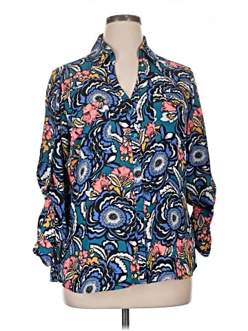 Express 3/4 Sleeve Blouse (view 1)