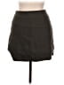 Intermix Solid Black Green Casual Skirt Size 6 - photo 2