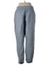 Athleta 100% Linen Checkered-gingham Blue Linen Pants Size S - photo 2