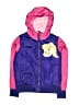 Members Only 100% Polyester Color Block Purple Jacket Size 10 - 12 - photo 1