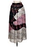 Reiss 100% Polyester Print Silver Casual Skirt Size 2 - photo 1