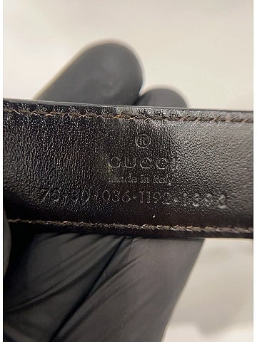 Gucci Square Buckle Leather Belt (view 2)