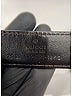 Gucci 100% Leather Black Square Buckle Leather Belt Size XS - Sm (75cm/30") - photo 2