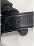 Gucci 100% Leather Black Square Buckle Leather Belt Size XS - Sm (75cm/30") - photo 3