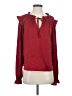 Gap 100% Polyester Burgundy Long Sleeve Blouse Size S - photo 1