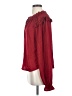 Gap 100% Polyester Burgundy Long Sleeve Blouse Size S - photo 5