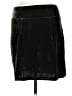 Mia Joy Solid Black Casual Skirt Size M - photo 2