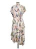 Sofia Jeans by Sofia Vergara Print Ivory Cocktail Dress Size L - photo 2
