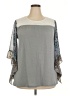 Unbranded Gray 3/4 Sleeve Blouse Size XXL - photo 1