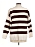 MNG Stripes Brown Turtleneck Sweater Size M - photo 2