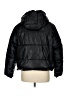 Zara 100% Polyurethane Solid Black Snow Jacket Size M - photo 2