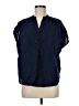 Gap Blue Short Sleeve Blouse Size M - photo 1
