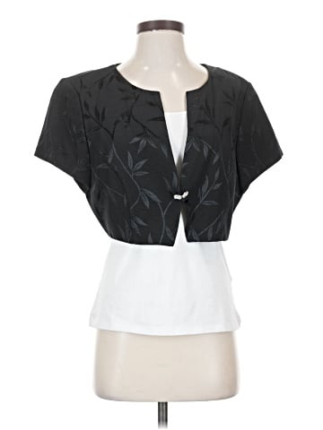 J.R. Nites by Caliendo Short Sleeve Blouse (view 1)
