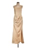 Azazie 100% Polyester Tan Cocktail Dress Size 10 - photo 1