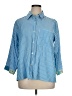 Intro Stripes Blue 3/4 Sleeve Button-Down Shirt Size 1X - photo 1